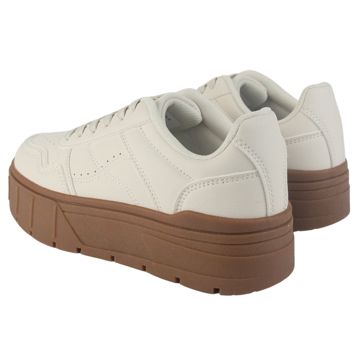 Zapatilla Chalada Mujer Troya-4 Beige Urbano Zapatillas Chalada 