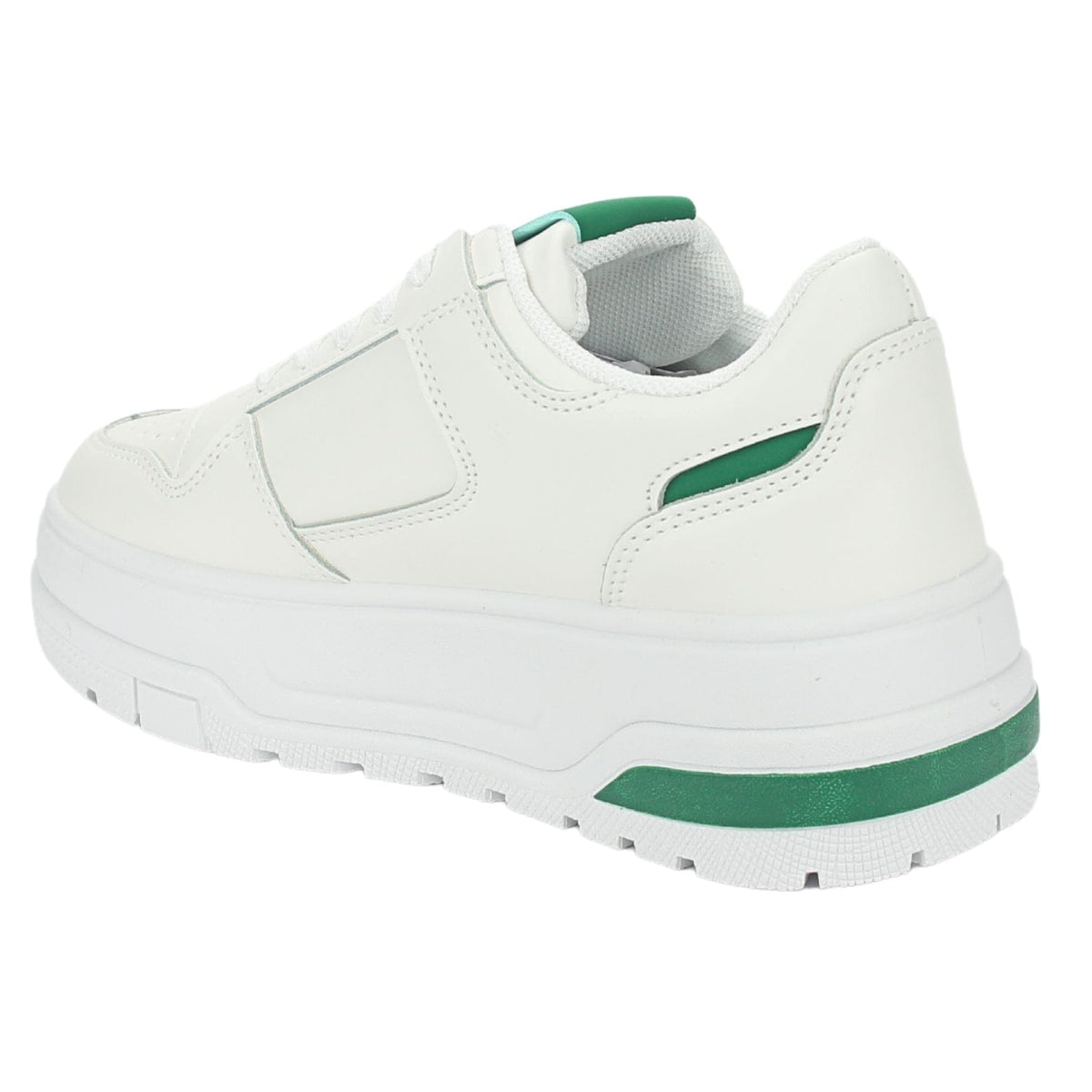 Zapatilla Chalada Mujer Trume-1 Blanco Verde Casual Zapatillas Urbanas Chalada 