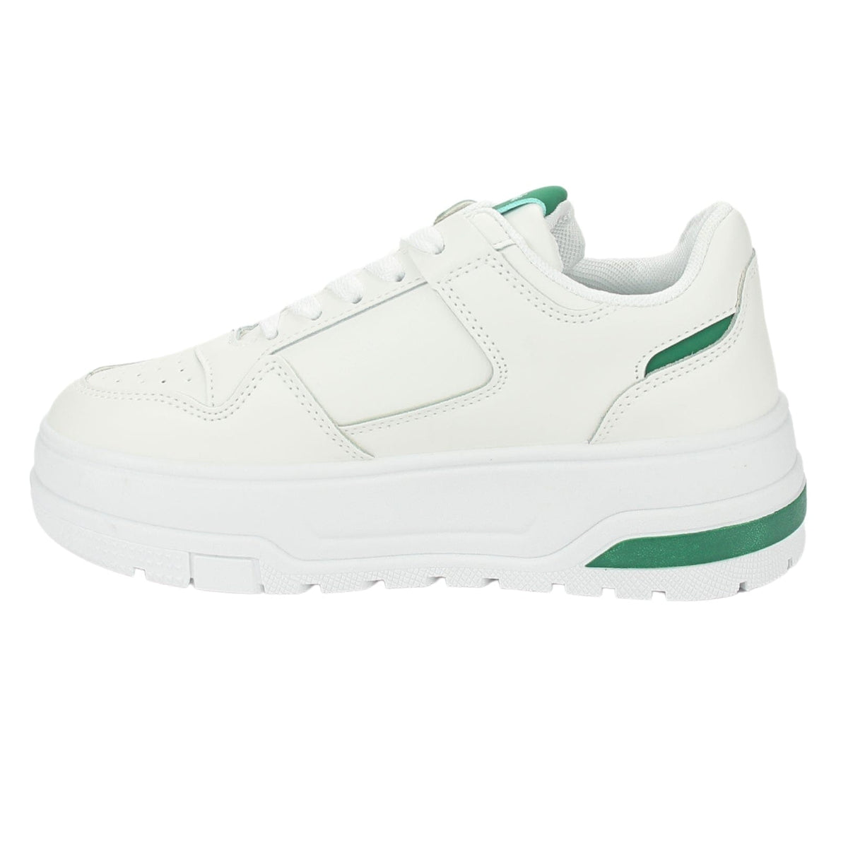 Zapatilla Chalada Mujer Trume-1 Blanco Verde Casual Zapatillas Urbanas Chalada 