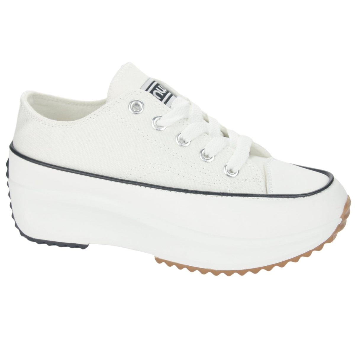 Zapatilla Funway Mujer Biggerl-2 Blanco Urbano Zapatillas Plataforma Funway 