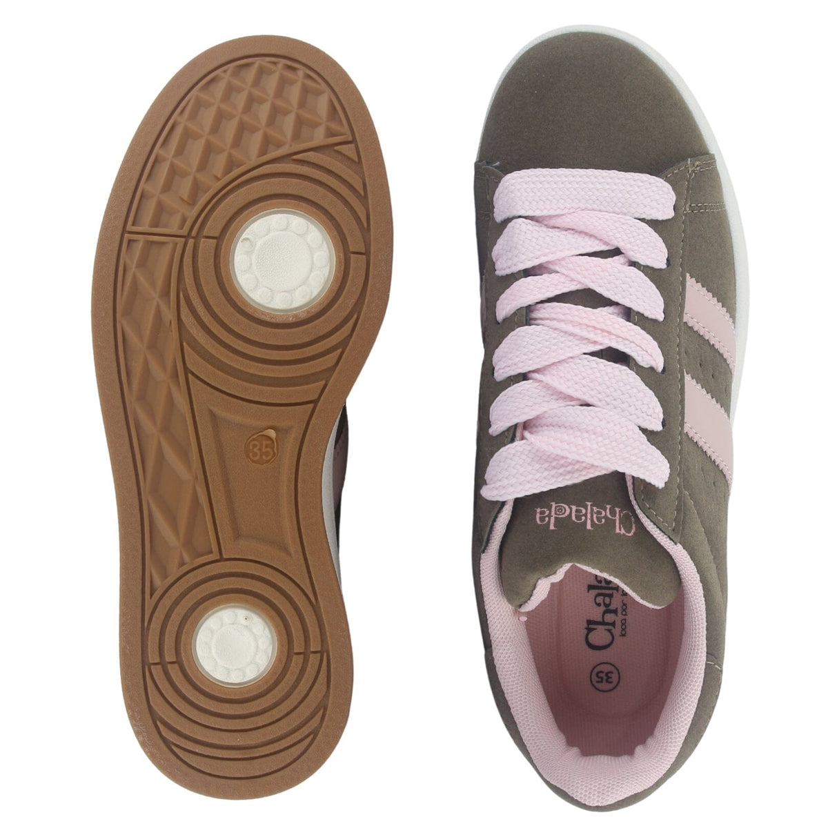 Zapatilla Mujer Chalada Annie-1 Café/Rosado Urbano Zapatillas Chalada 