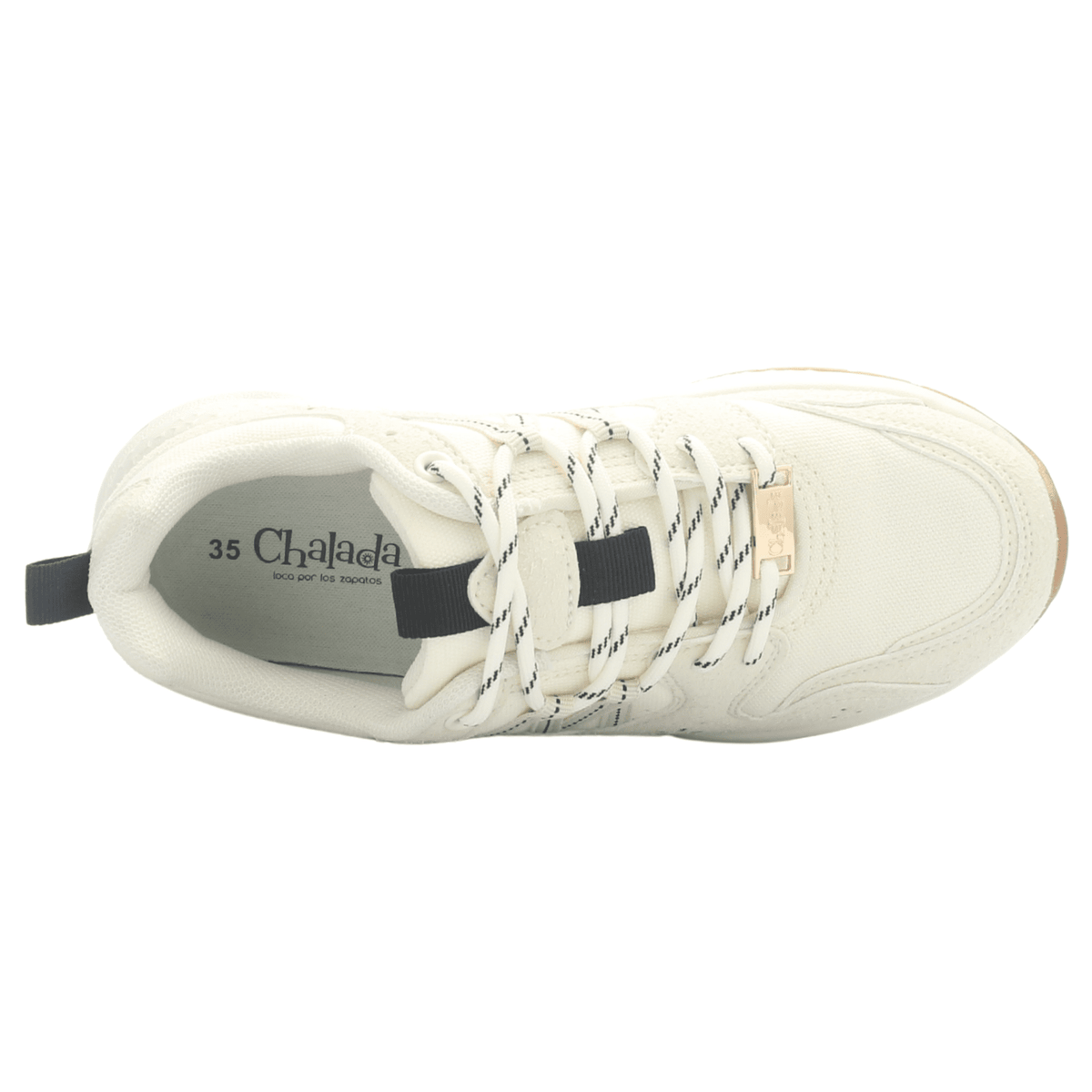 Zapatilla Mujer Chalada Glasgow-1 Beige Urbano Zapatillas Chalada 