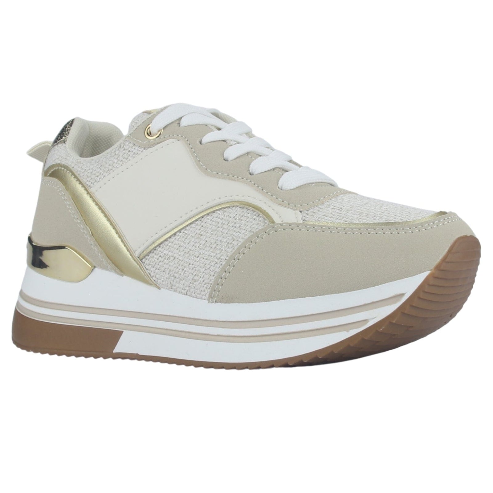 Zapatilla Mujer Chalada Jettixlow2 Beige Urbano Zapatillas Chalada 