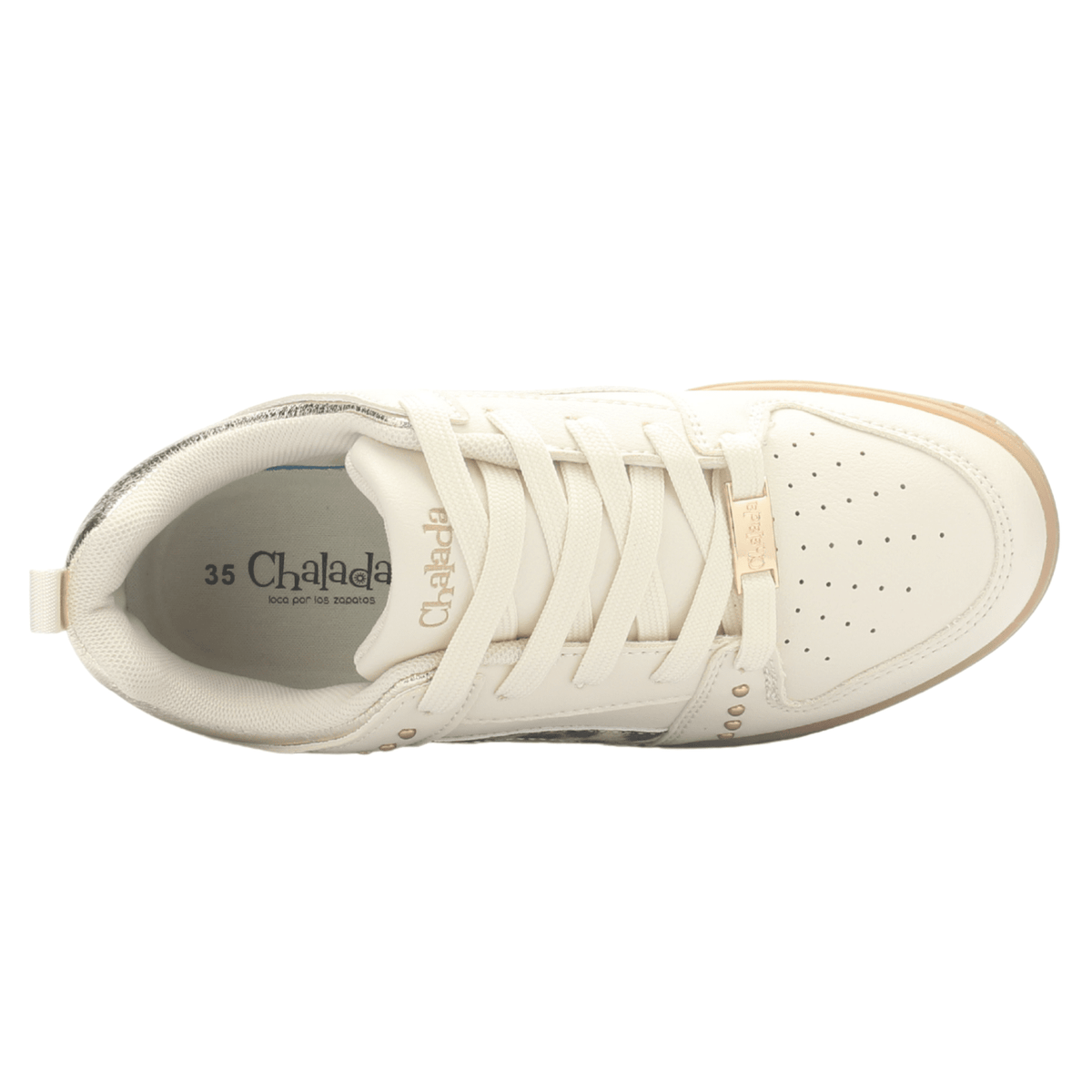 Zapatilla Mujer Chalada Troya-5 Beige Urbano Zapatillas Chalada 