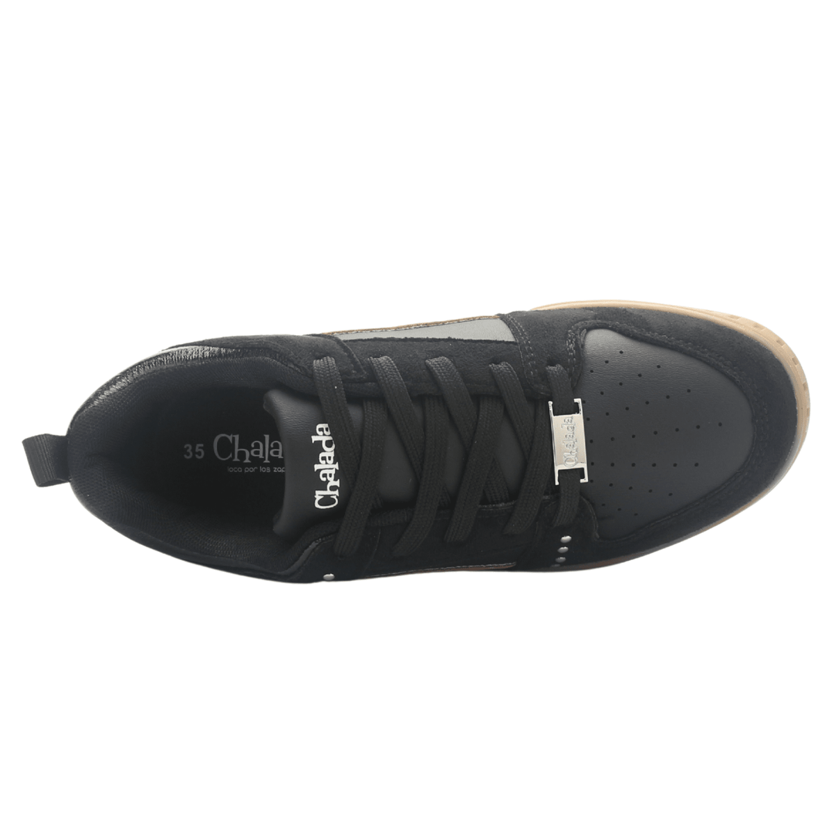 Zapatilla Mujer Chalada Troya-5 Negro Urbano Zapatillas Chalada 