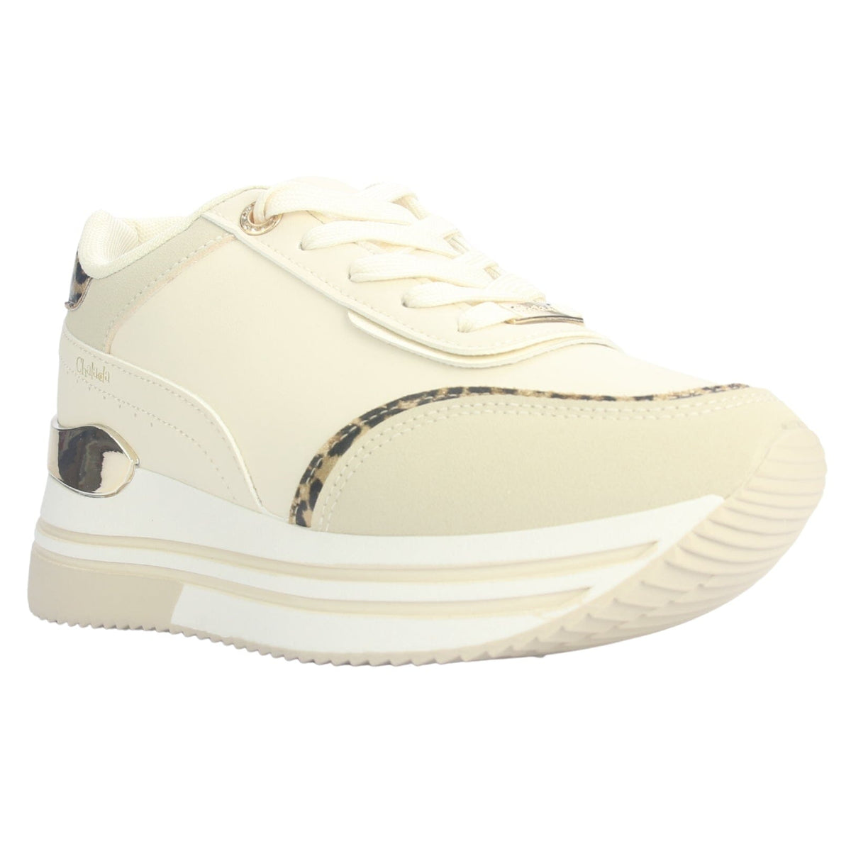 Zapatilla Mujer Chalada Valka-2 Beige Urbano Zapatillas Chalada 