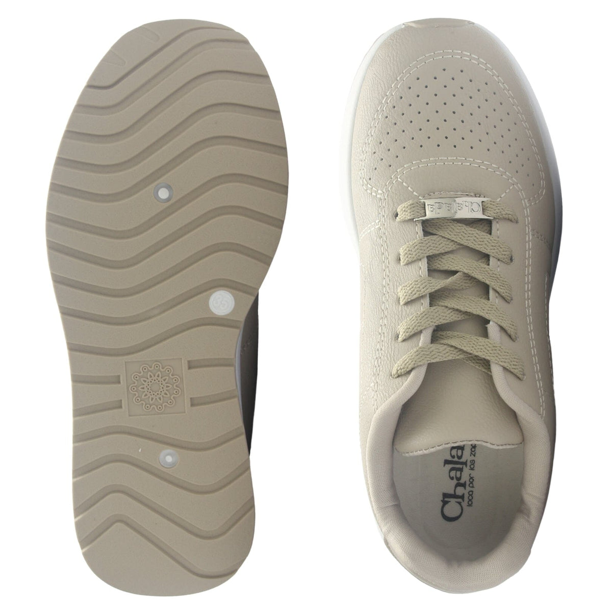 Zapatilla Mujer Chalada Vita-2 Beige Urbano Zapatillas Urbanas Chalada 