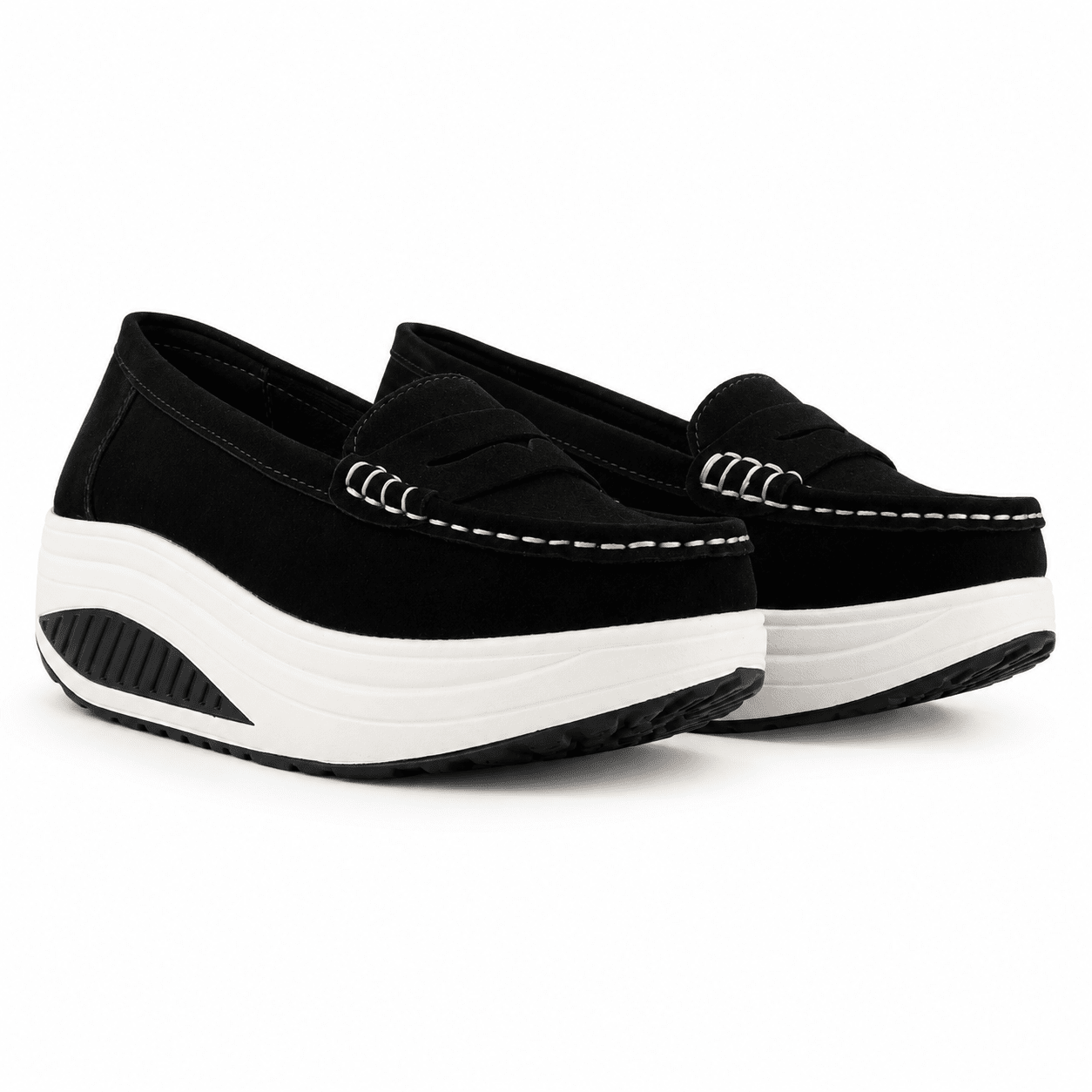 Zapatilla Negro Mujer Urbano Funway Tija Funway 