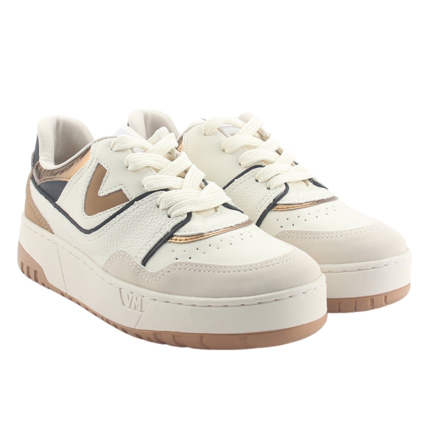 Zapatilla Via Marte Mujer 042-004-06 Beige Casual Zapatillas Via Marte 