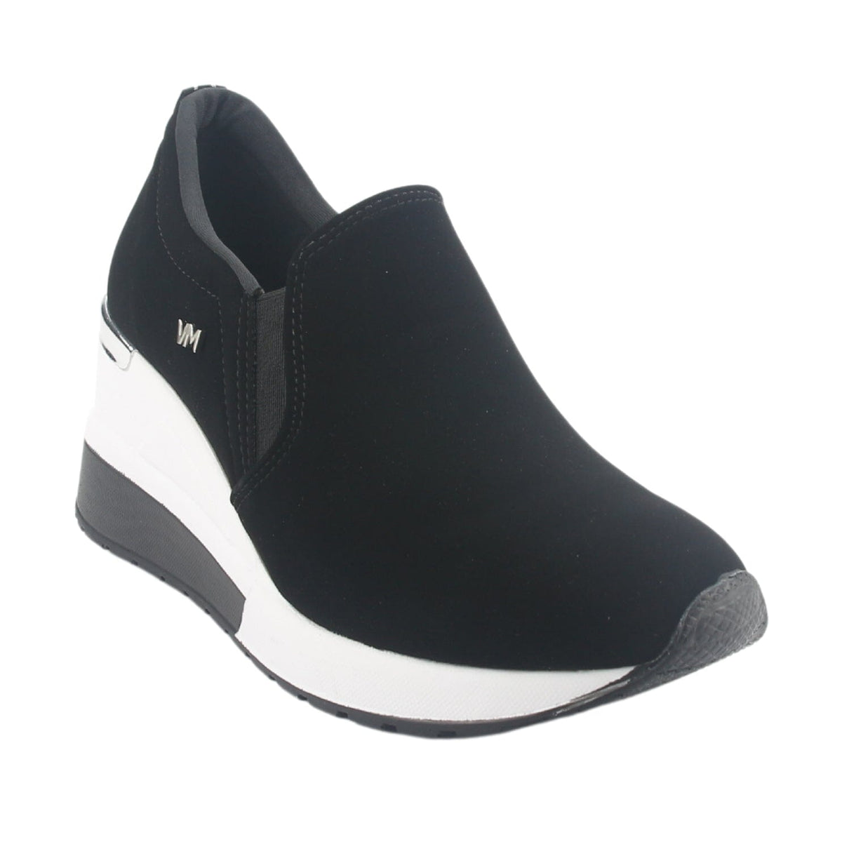 Zapatilla Via Marte Mujer 046-002-01 Negro Casual Zapatillas Plataforma Via Marte 