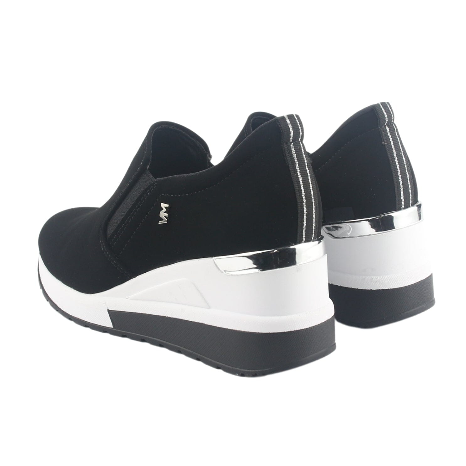 Zapatilla Via Marte Mujer 046-002-01 Negro Casual Zapatillas Plataforma Via Marte 