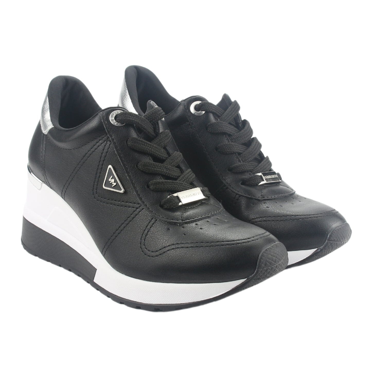 Zapatilla Via Marte Mujer 046-003-01 Negro Casual Zapatillas Via Marte 