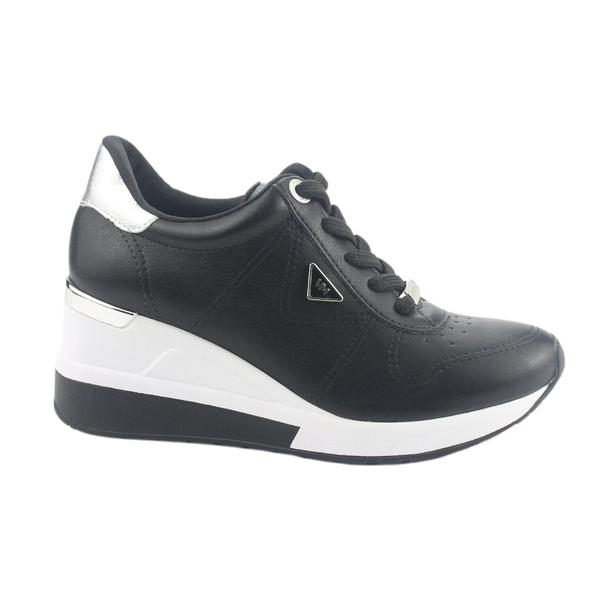 Zapatilla Via Marte Mujer 046-003-01 Negro Casual Zapatillas Via Marte 