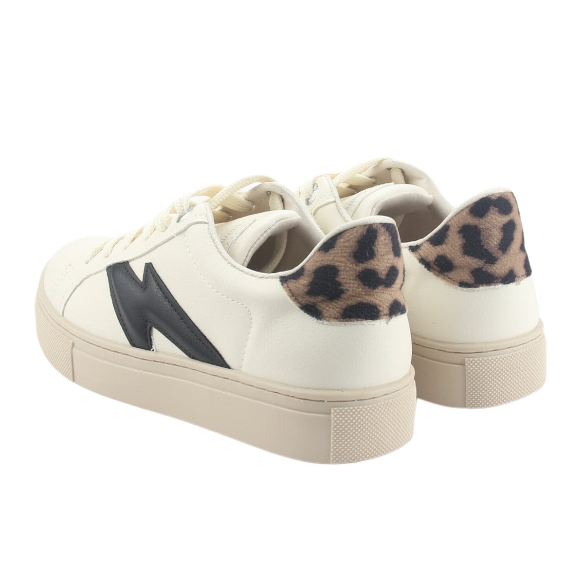 Zapatilla Via Marte Mujer 082-002-04 Beige Casual Zapatillas Via Marte 