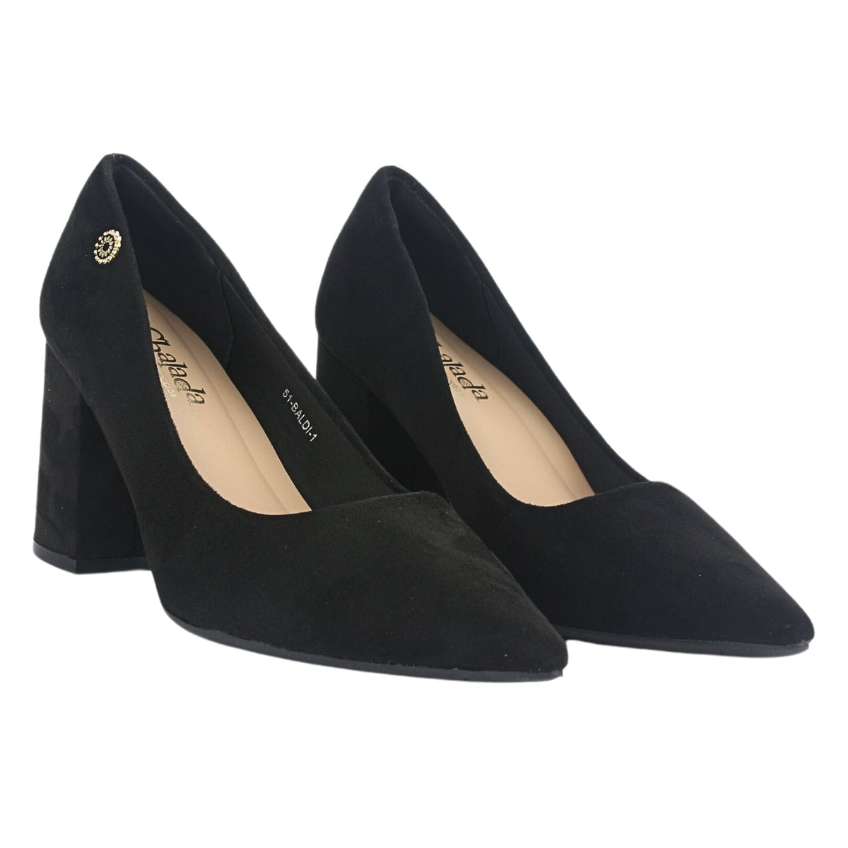 Zapato Chalada Mujer Baldi-1 Negro Casual Tacones Altos Chalada 