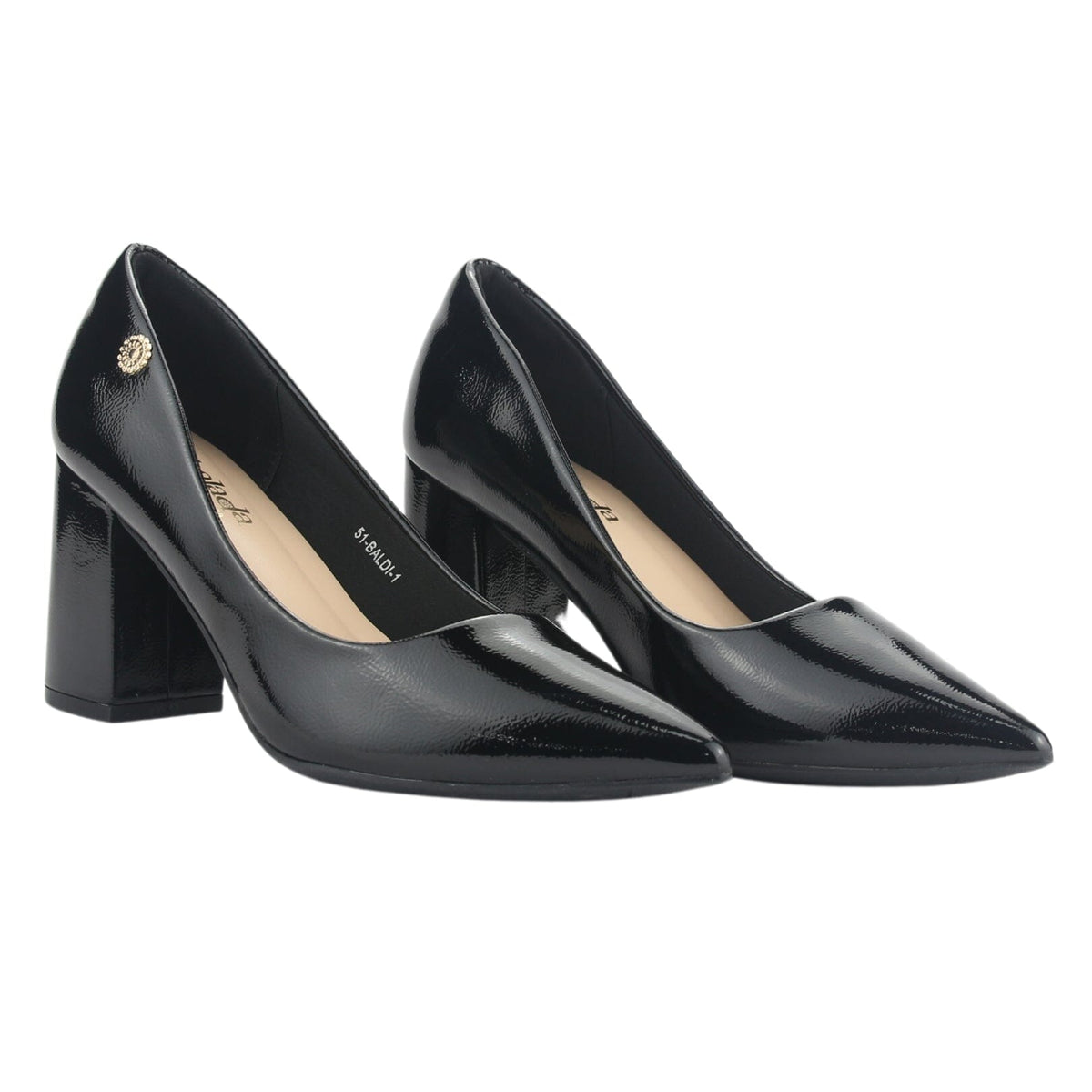 Zapato Chalada Mujer Baldi-1 V Negro Casual Tacones Altos Chalada 