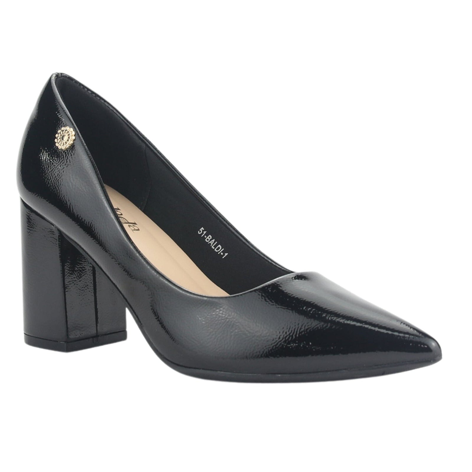 Zapato Chalada Mujer Baldi-1 V Negro Casual Tacones Altos Chalada 