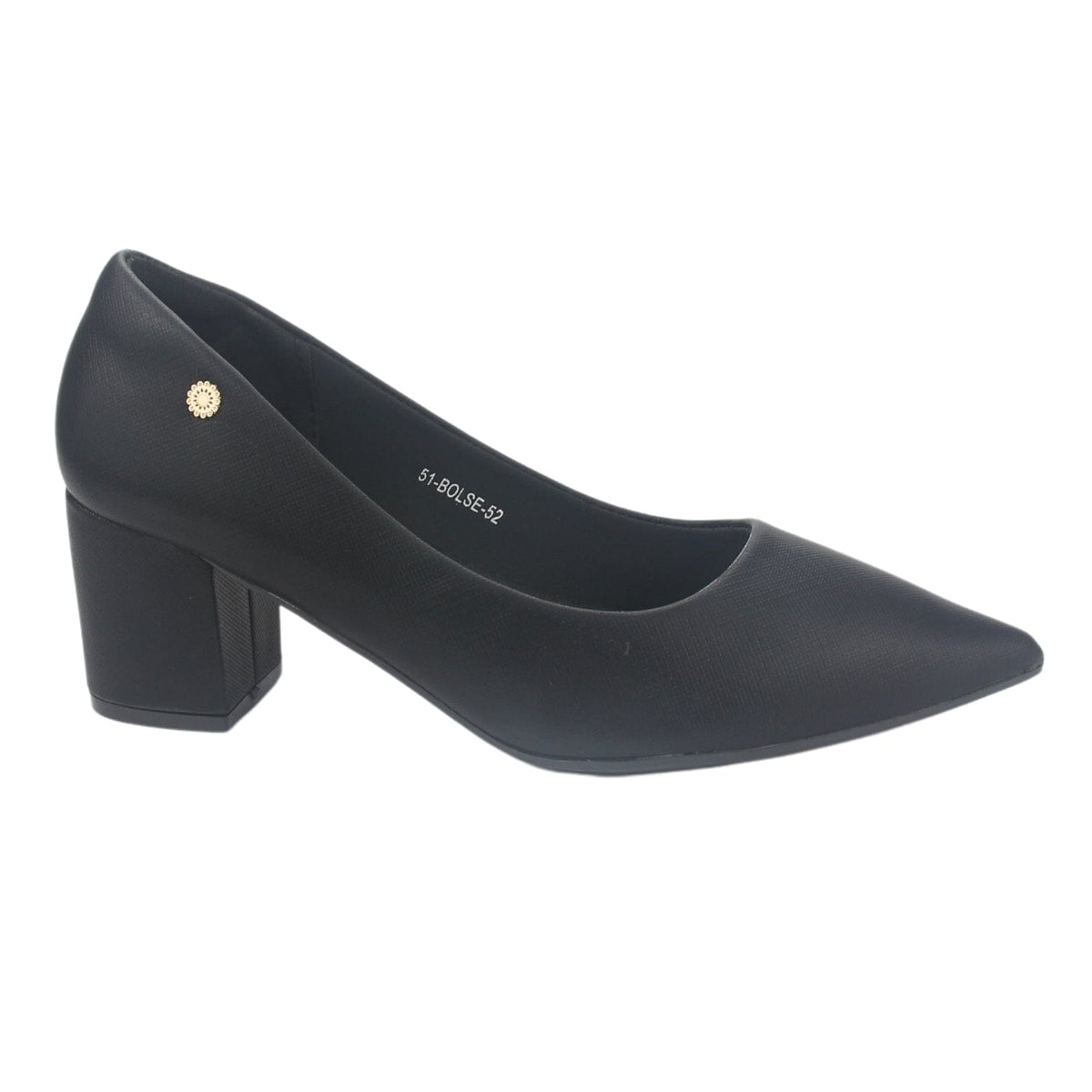 Zapato Chalada Mujer Bolse-52 Negro Casual Tacones Altos Chalada 