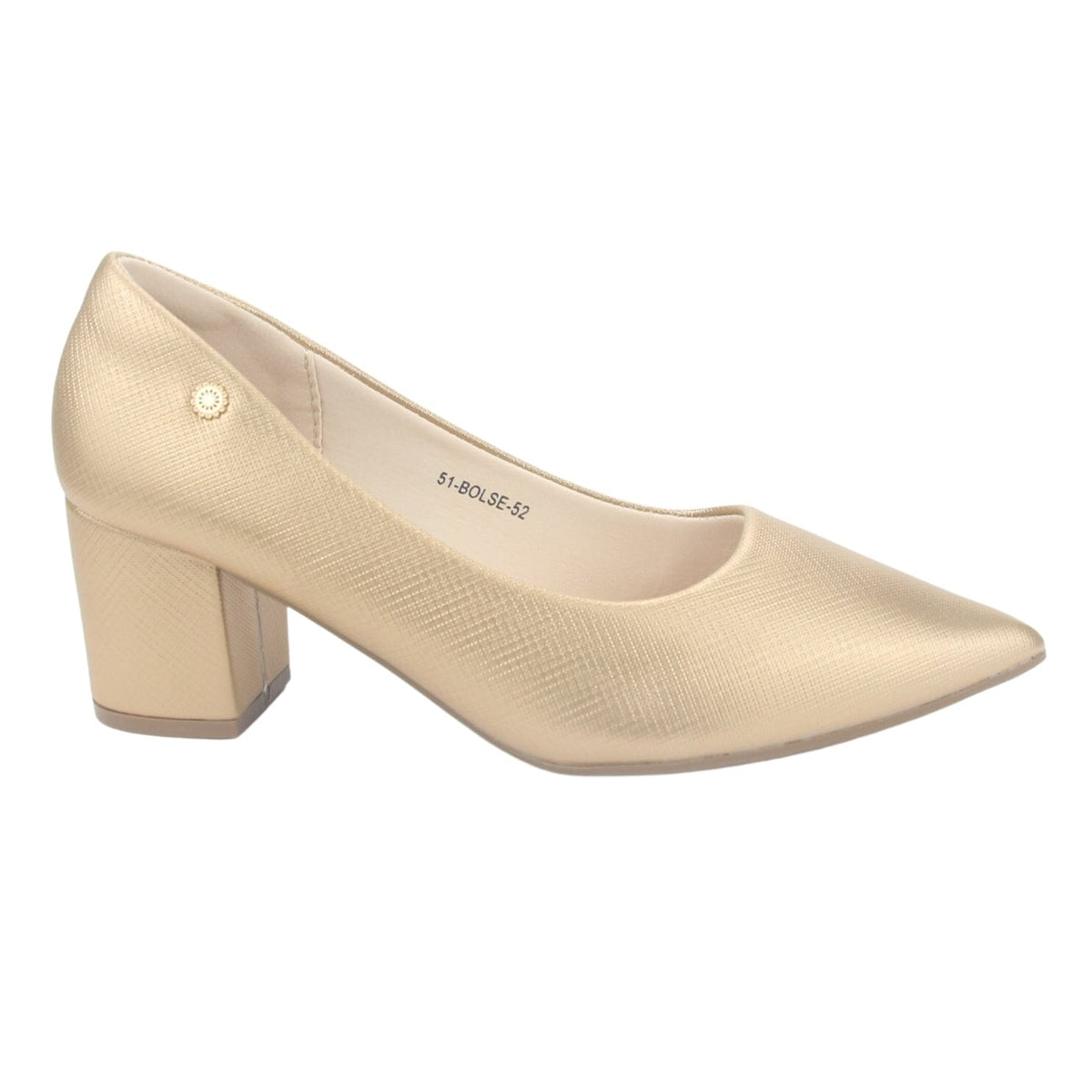 Zapato Chalada Mujer Bolse-52 Nude Casual Tacones Altos Chalada 