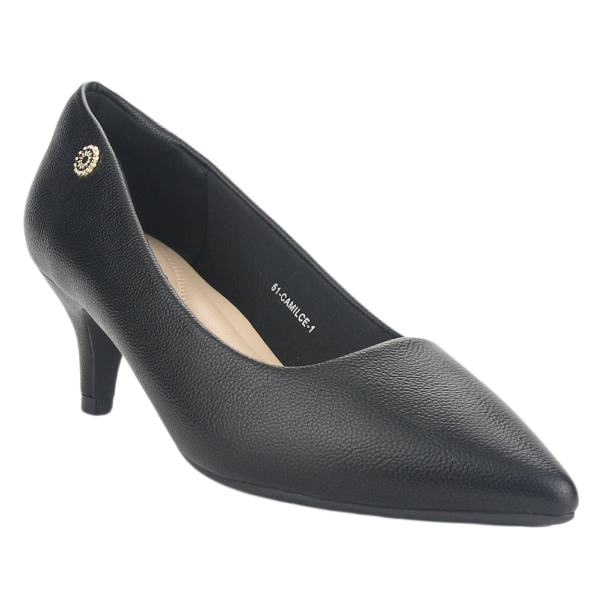 Zapato Chalada Mujer Camille-1 Negro Casual Tacones Bajos Chalada 