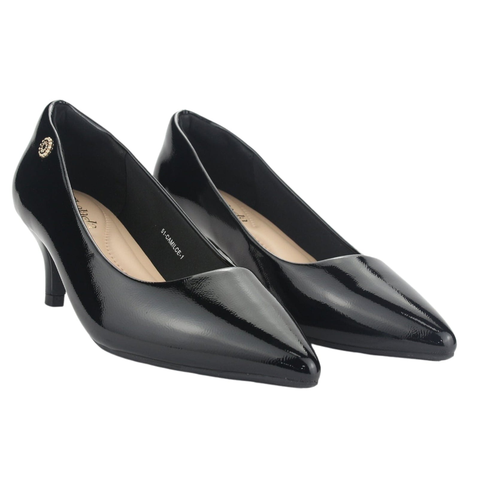 Zapato Chalada Mujer Camille-1 V Negro Casual Tacones Bajos Chalada 