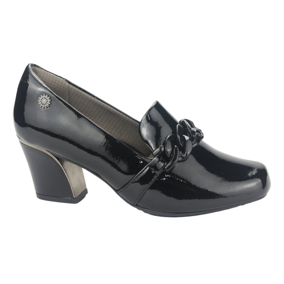 Zapato Chalada Mujer Carol-1 Negro Casual Tacones Bajos Chalada 
