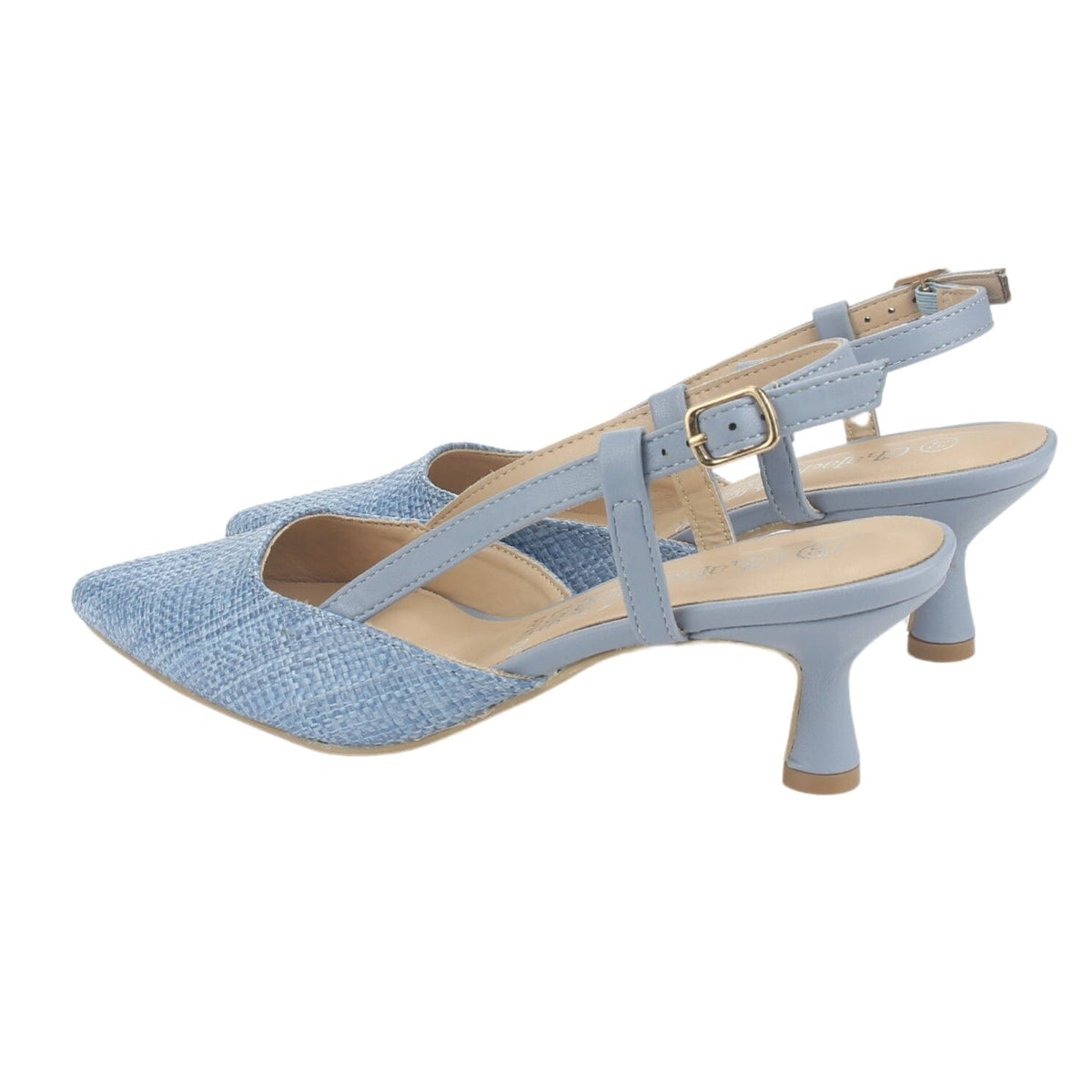 Zapato Chalada Mujer Chiapa-2 Azul Casual Tacones Bajos Chalada 