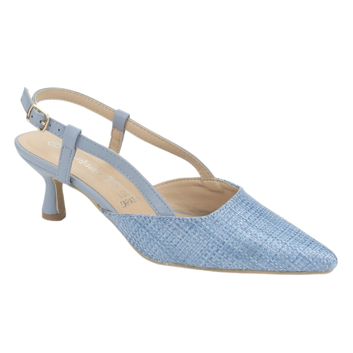 Zapato Chalada Mujer Chiapa-2 Azul Casual Tacones Bajos Chalada 