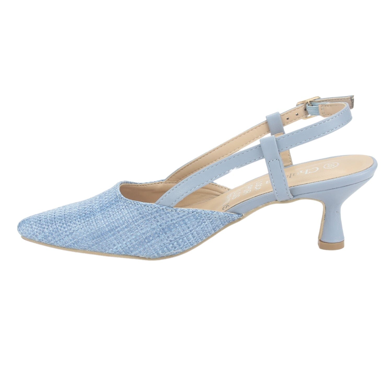 Zapato Chalada Mujer Chiapa-2 Azul Casual Tacones Bajos Chalada 