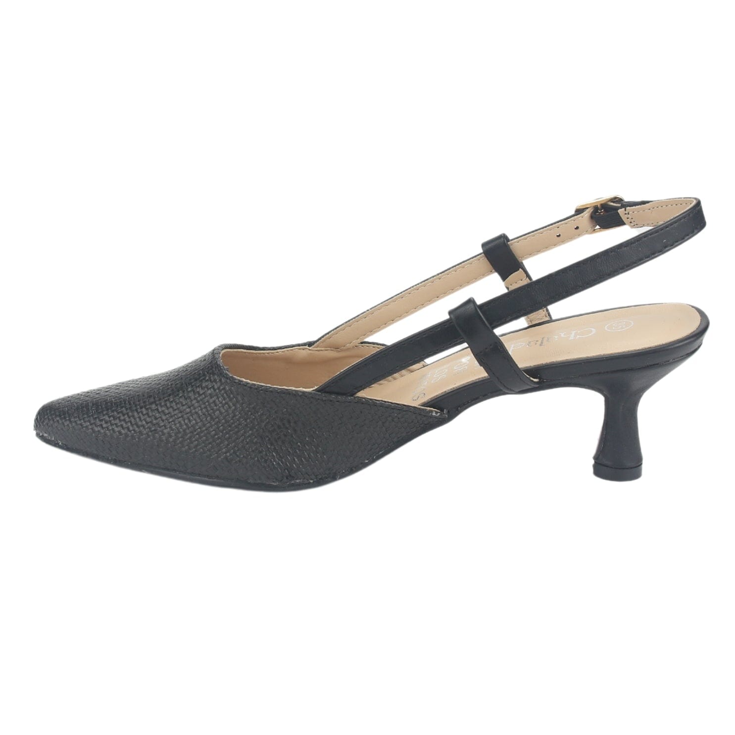 Zapato Chalada Mujer Chiapa-2 Negro Casual Tacones Bajos Chalada 