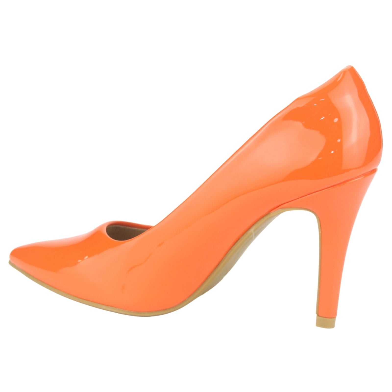 Zapato Chalada Mujer Clora-4 Naranjo Casual Tacones Altos Chalada 