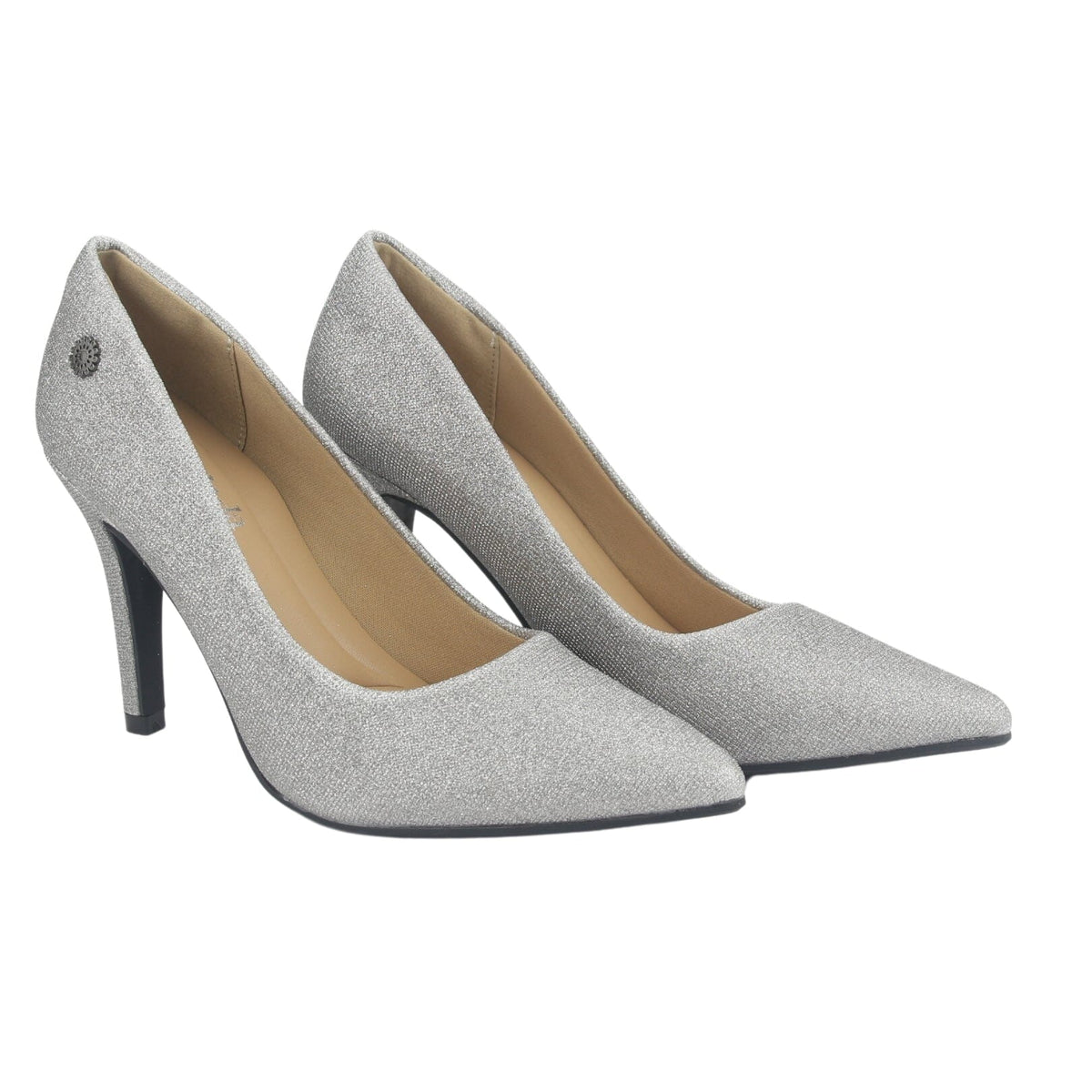 Zapato Chalada Mujer Clora-64 Plateado Casual Tacones Bajos Chalada 