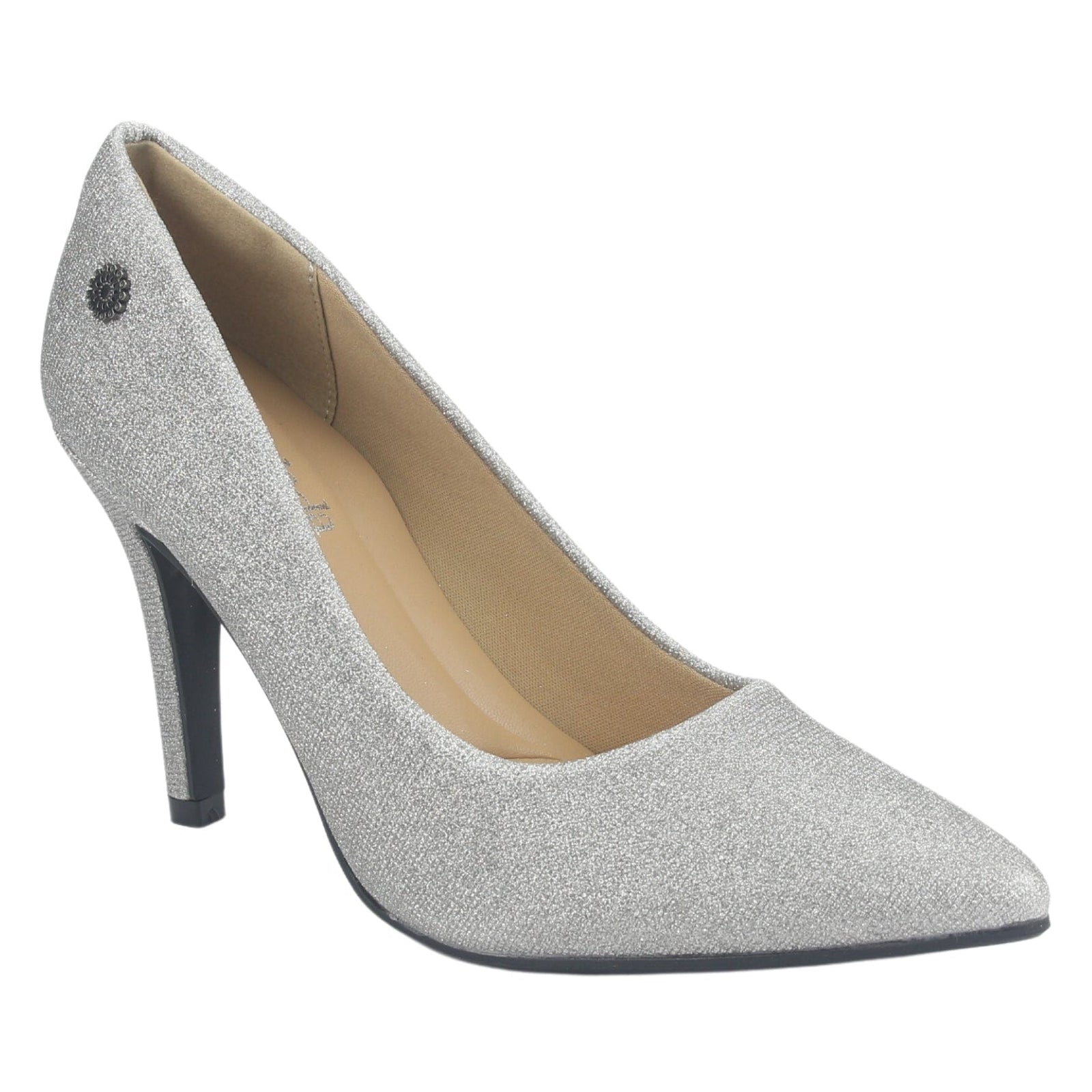 Zapato Chalada Mujer Clora-64 Plateado Casual Tacones Bajos Chalada 