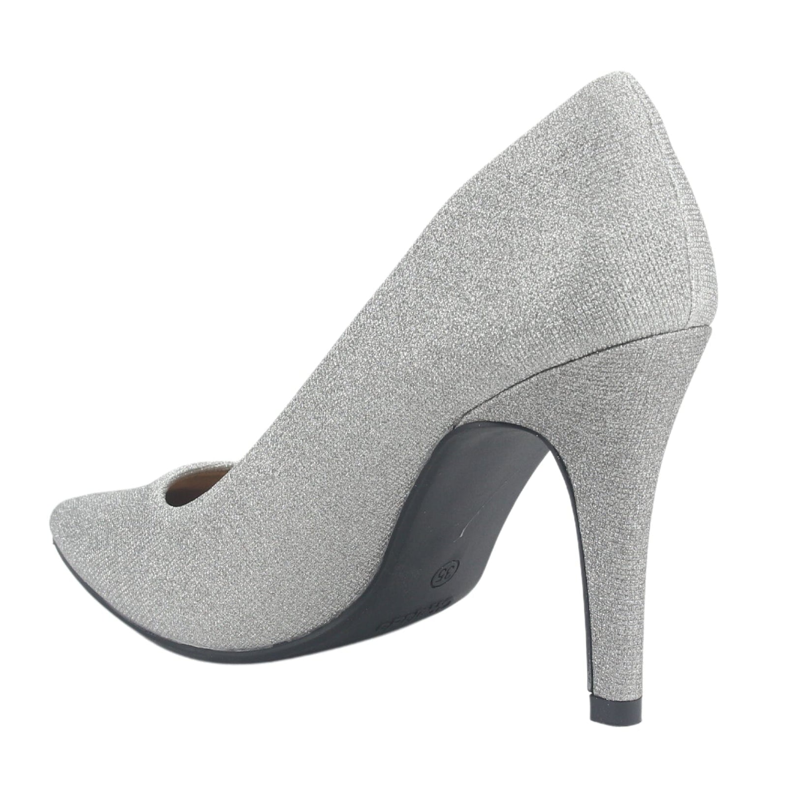 Zapato Chalada Mujer Clora-64 Plateado Casual Tacones Bajos Chalada 