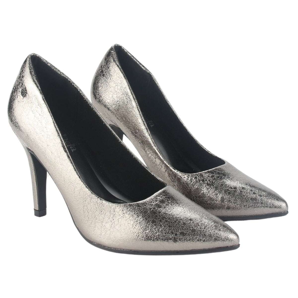 Zapato Chalada Mujer Clora-69 Plateado Casual Tacones Altos Chalada 