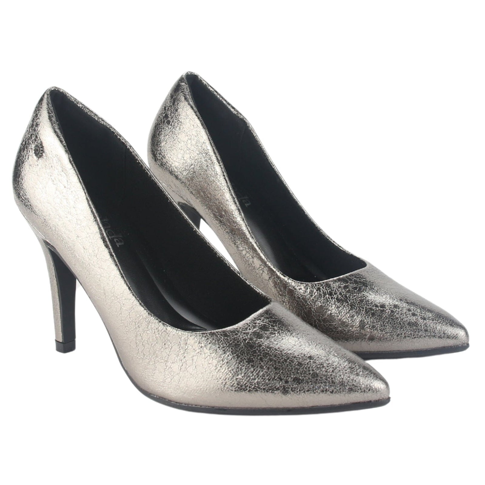 Zapato Chalada Mujer Clora-69 Plateado Casual Tacones Altos Chalada 