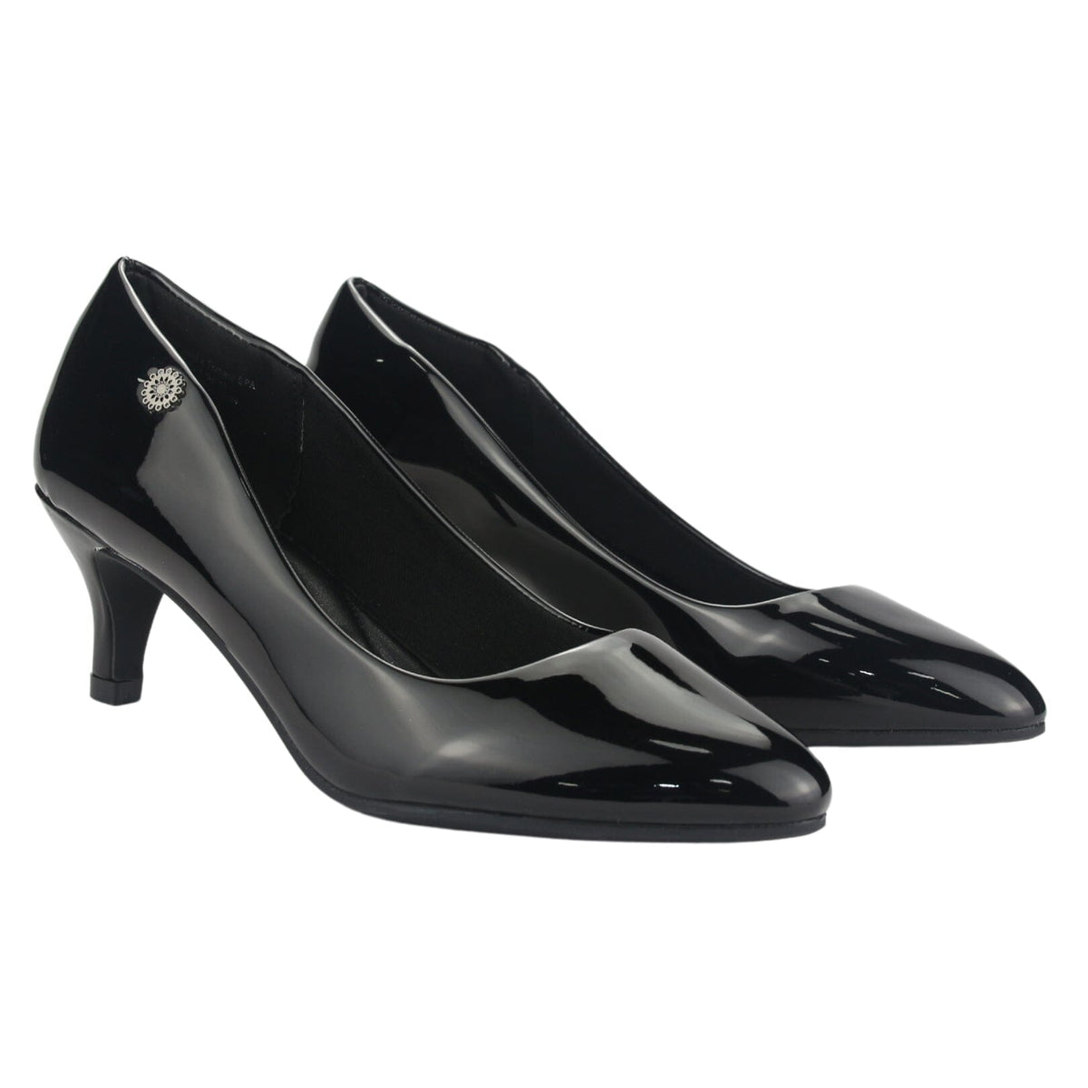 Zapato Chalada Mujer Conforto-10 Negro Casual Tacones Bajos Chalada 