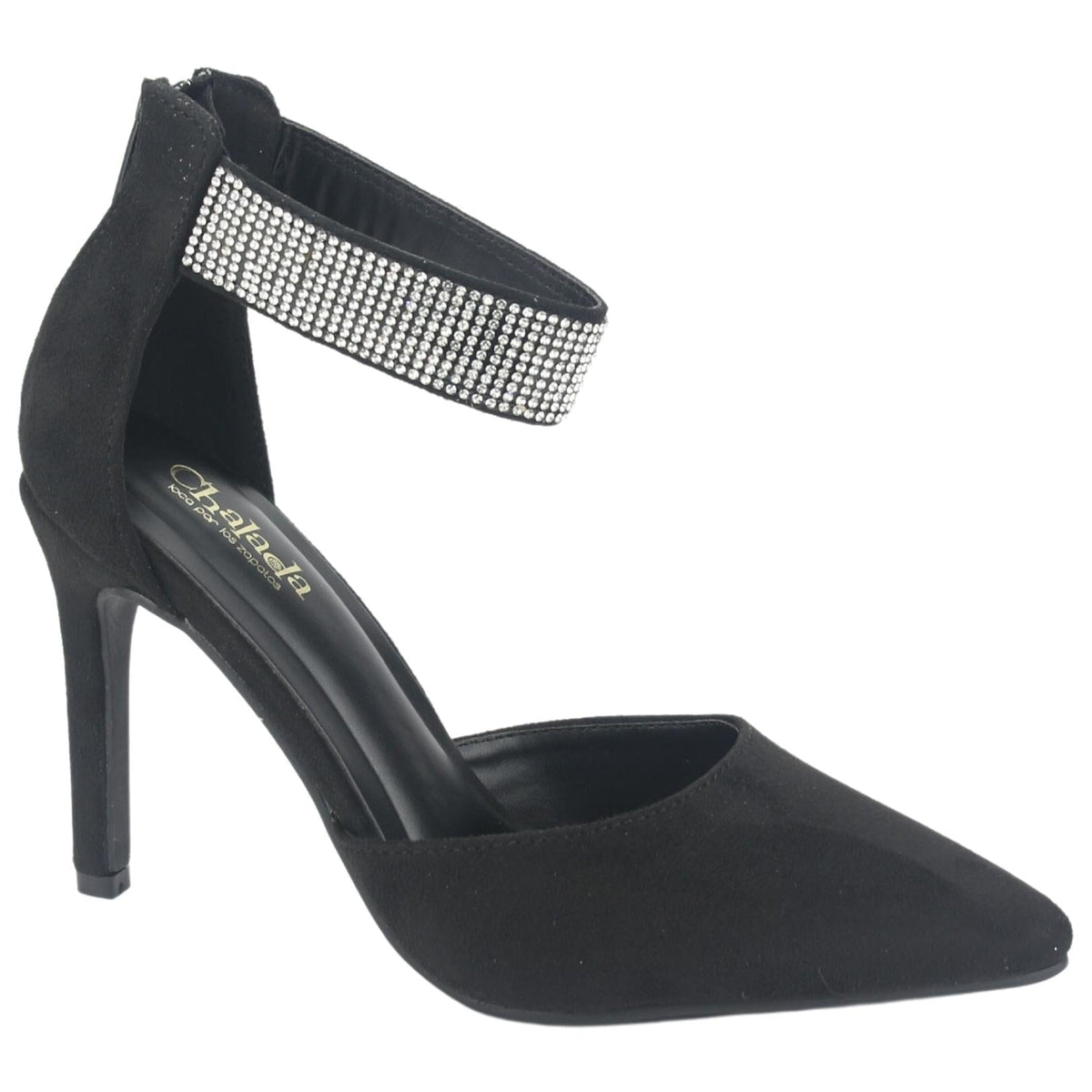 Zapato Chalada Mujer Cristal-2 Negro Casual Zapatos Taco Chalada 