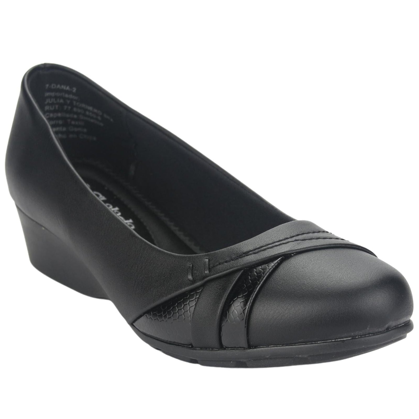 Zapato Chalada Mujer Dana-2 Negro Comfort Zapatos Taco Chalada 