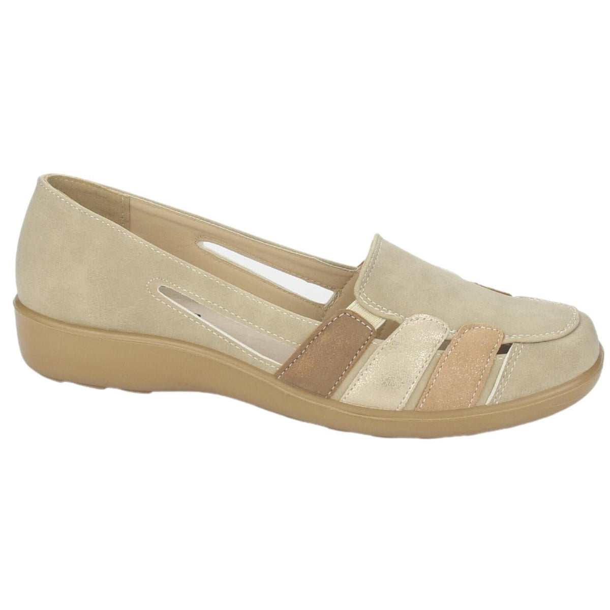 Zapato Chalada Mujer Deco-2 Beige Comfort Zapatos Chalada 