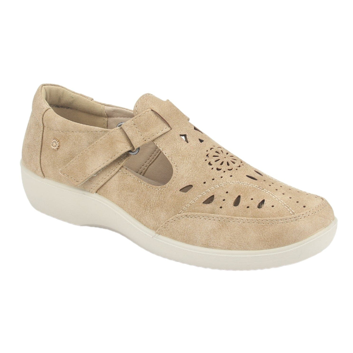 Zapato Chalada Mujer Dong-1 Beige Casual Tacones Bajos Chalada 