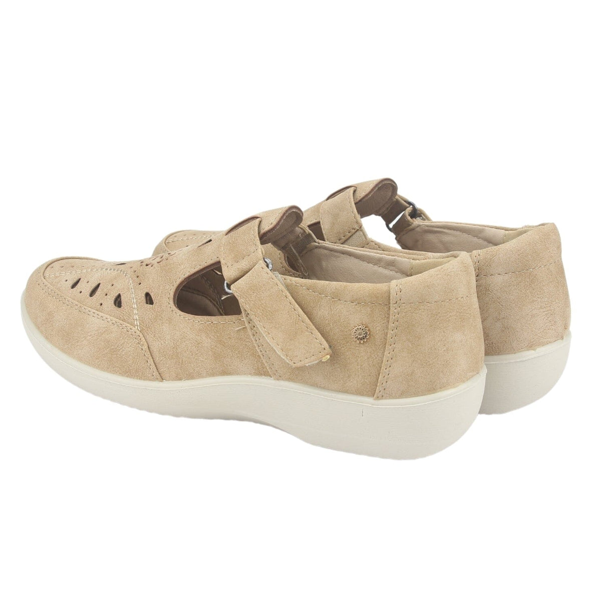 Zapato Chalada Mujer Dong-1 Beige Casual Tacones Bajos Chalada 