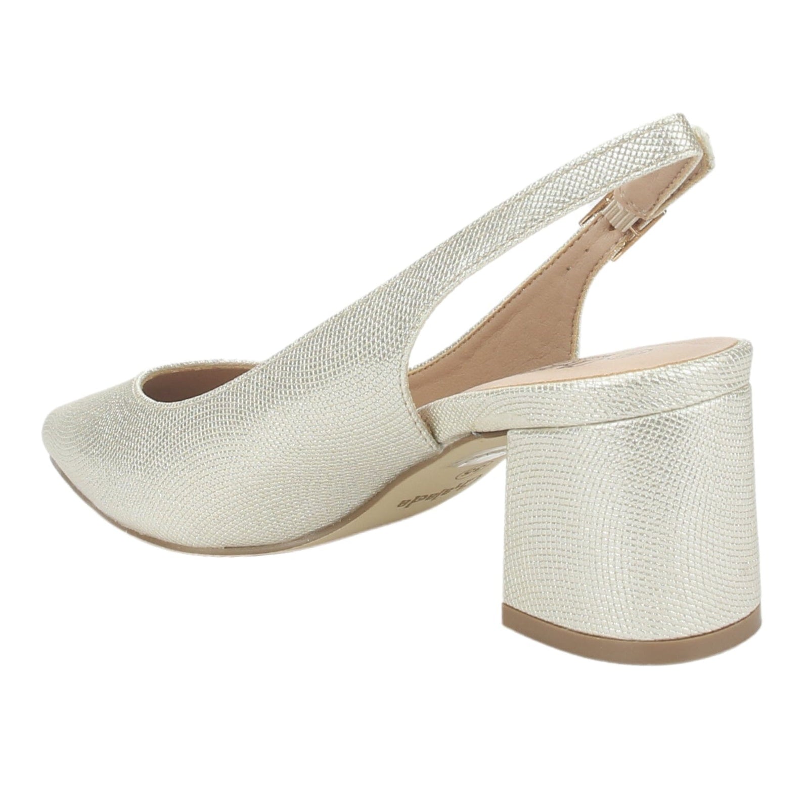 Zapato Chalada Mujer Faiza-1 Dorado Casual Tacones Bajos Chalada 