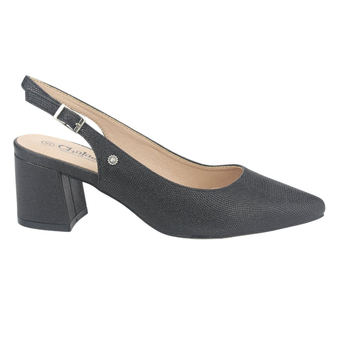 Zapato Chalada Mujer Faiza-1 Negro Casual Tacones Bajos Chalada 