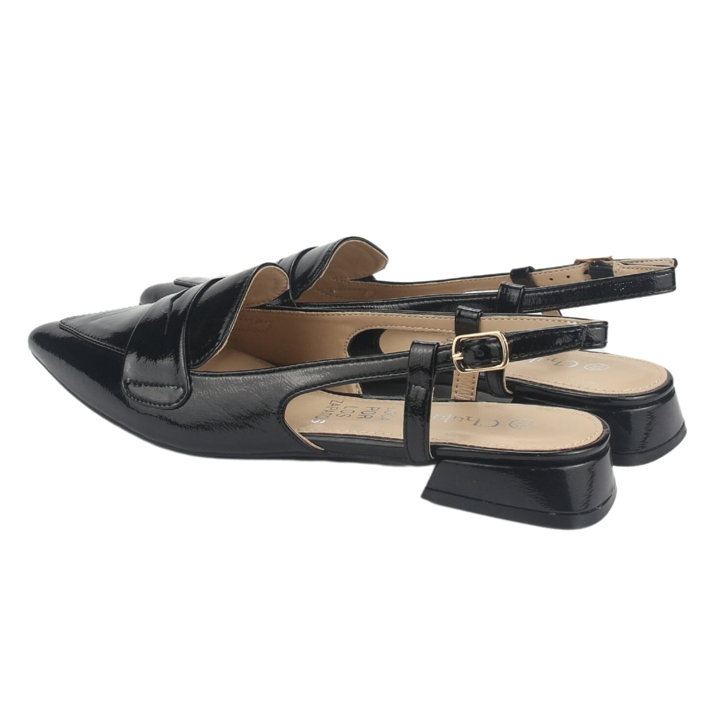 Zapato Chalada Mujer Feola-1 Negro Casual Tacones Bajos Chalada 