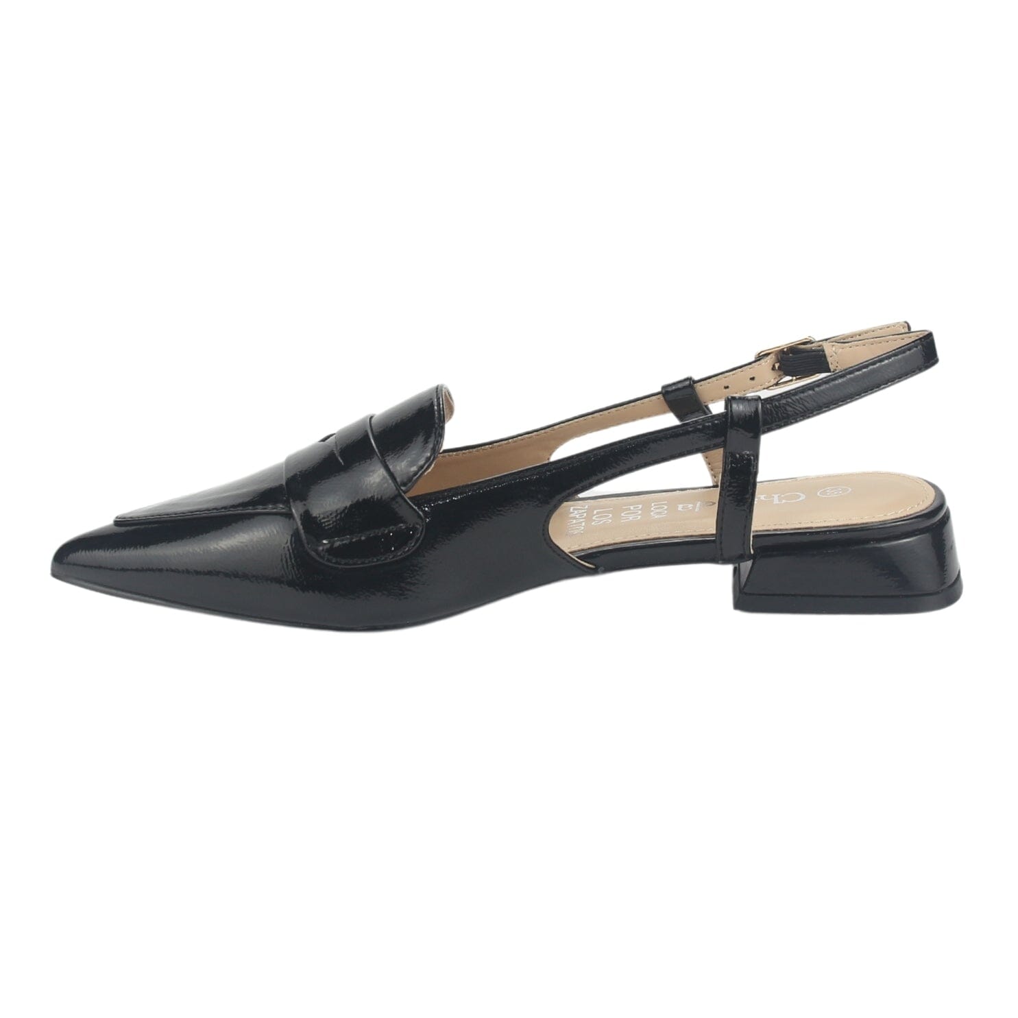 Zapato Chalada Mujer Feola-1 Negro Casual Tacones Bajos Chalada 
