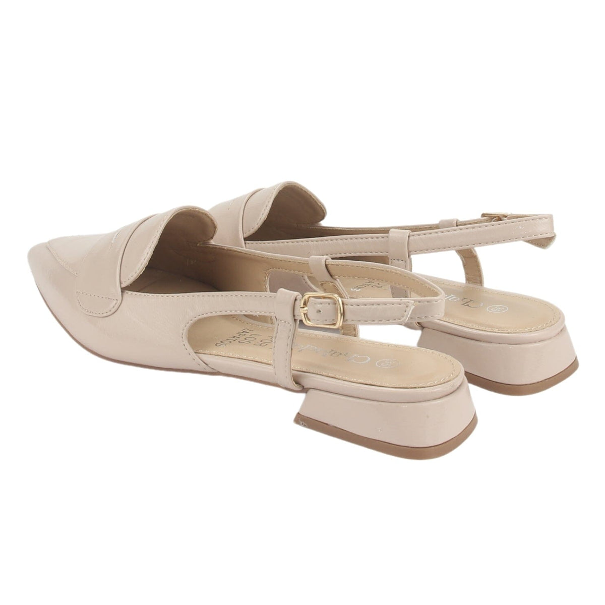 Zapato Chalada Mujer Feola-1 Nude Casual Tacones Bajos Chalada 