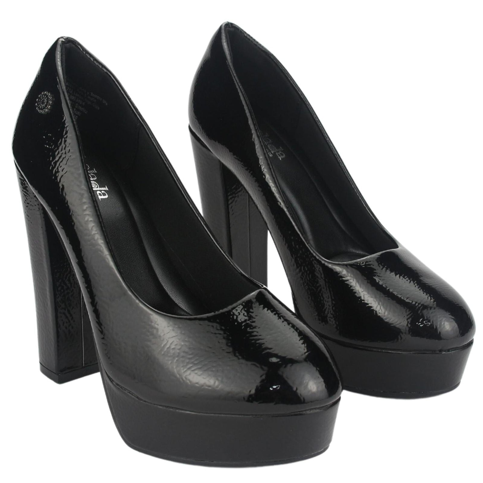 Zapato Chalada Mujer Fetiche-1 Negro Casual Zapatos Taco Chalada 