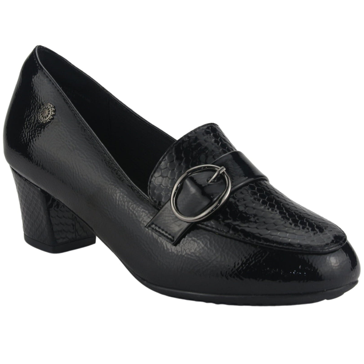 Zapato Chalada Mujer Flexi-46 Negro Casual Mocasines Taco Chalada 