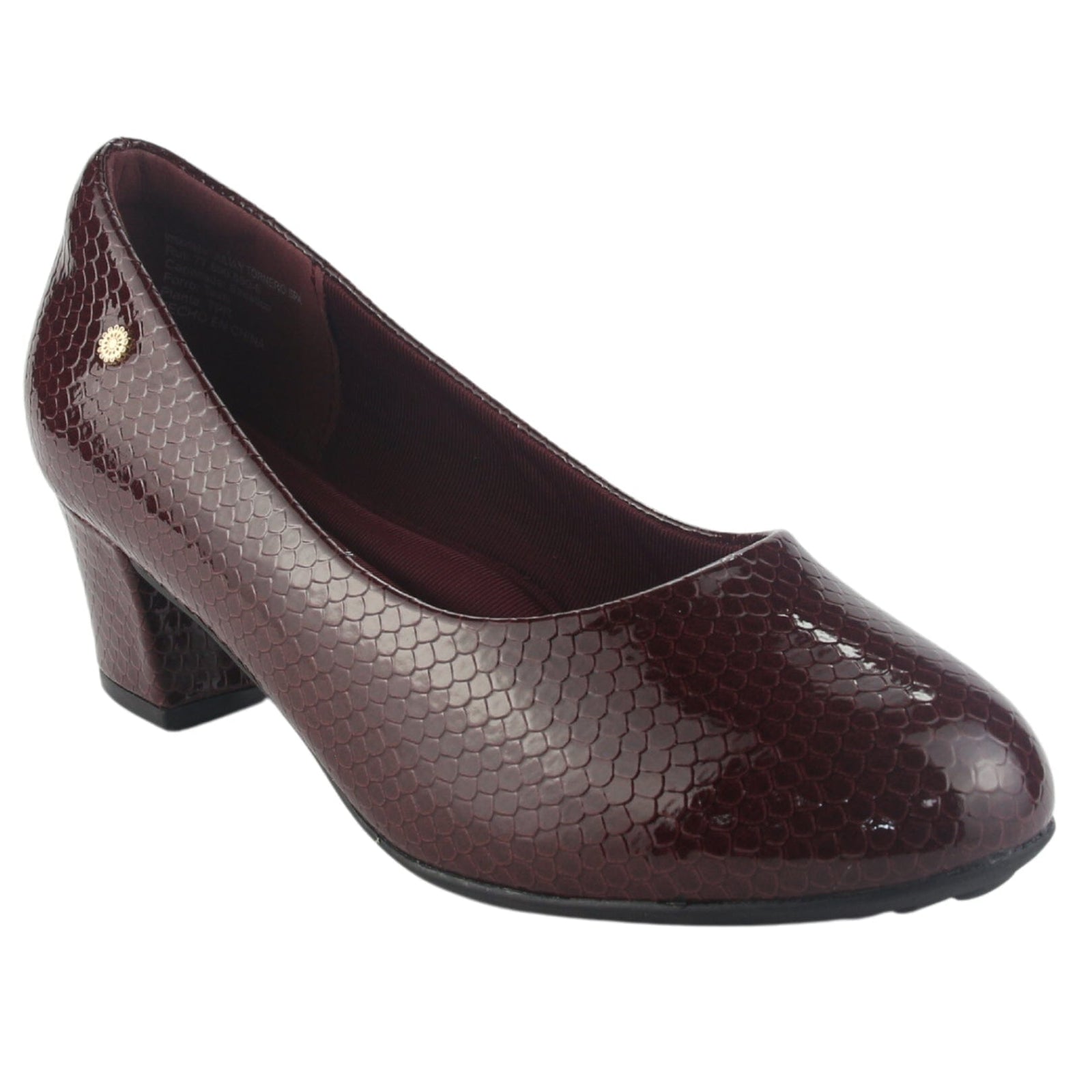 Zapato Chalada Mujer Flexi-58 Burdeo Casual Tacones Altos Chalada 